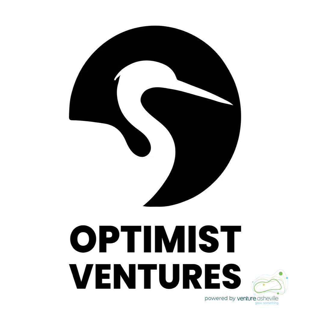 Logo for Optimist Ventures, Asheviile, with bird